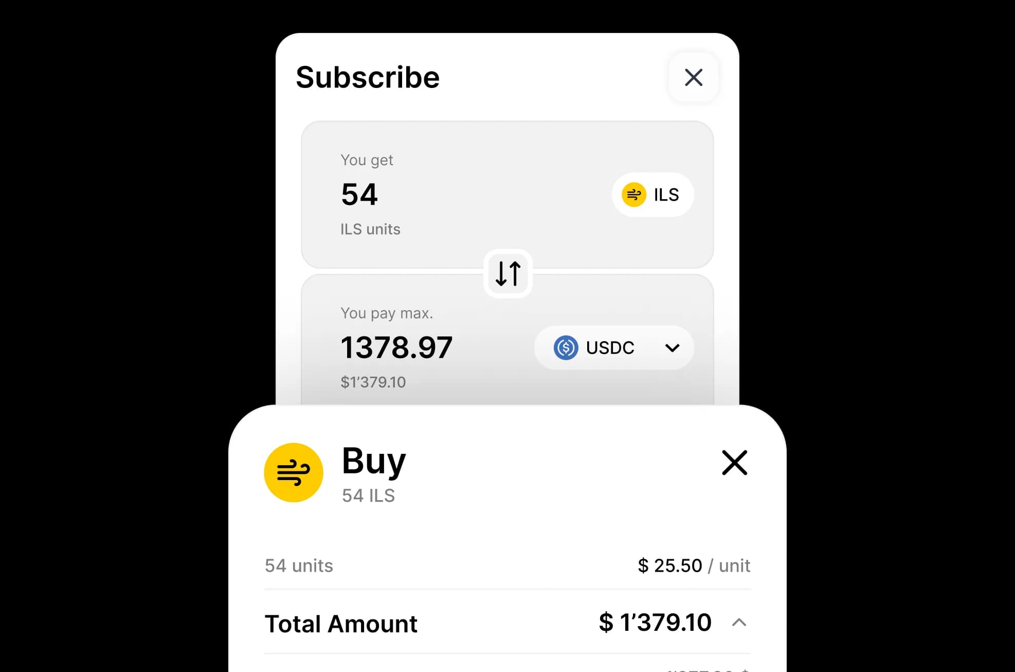 Marketplace interface